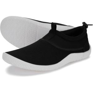 imageWHITIN Portable Water Shoes for Men and Women  Lightweight for MultiActivity UseBlack White