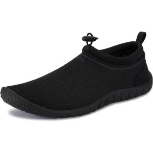 imageWHITIN Womens MultiPurpose Feather Water Shoes  Thick SoleZ10  All Black