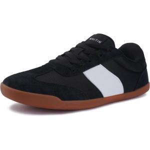 imageWHITIN Womens Wide Zero Drop Training Shoes  Classic DesignBlack Gum