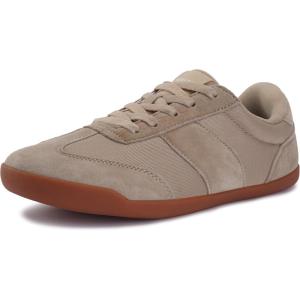 imageWHITIN Womens Wide Zero Drop Training Shoes  Classic DesignBrown Gum