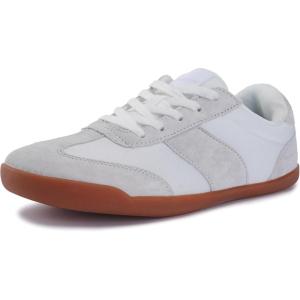 imageWHITIN Womens Wide Zero Drop Training Shoes  Classic DesignGrey Gum