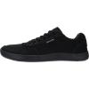 imageWHITIN Mens Wide Barefoot Shoes  Stylish Canvas Minimalist Sneakers  Zero Drop SoleW882  Black
