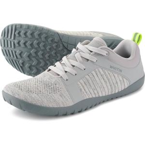 imageWHITIN Mens Barefoot TrailRunning Shoes  Wide ToeBox  ZeroDrop Sole  Optimal TractionW51 Blue Grey