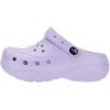 imageWHITIN Clogs for Women  Thick Sole Cushioned Garden ShoesPurple