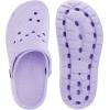 imageWHITIN Clogs for Women  Thick Sole Cushioned Garden ShoesPurple