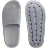 imageWHITIN Pillow Slippers for Women Non Slip  Cushioned Thick Sole Slides  Quick Drying Bathroom SandalsGrey