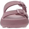 imageWHITIN Slides for Women Men Double Buckle Adjustable Thick Sole Pillow Slippers Bathroom SandalsBlush