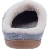 imageWHITIN Women Arch Support Fuzzy Knitted Slipper Warm Slip On House ShoesBlue