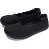 imageWHITIN Womens Barefoot Ballet Flats  Wide Toe Box  Zero Drop SoleBlack