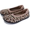 imageWHITIN Womens Barefoot Ballet Flats  Wide Toe Box  Zero Drop SoleLeopard