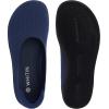 imageWHITIN Womens Barefoot Ballet Flats  Wide Toe Box  Zero Drop SoleNavy Blue