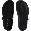 imageWHITIN Womens Barefoot Mary Jane Flats  Wide Toe Box  Zero Drop Sole  Adjustable StrapsW94  Black