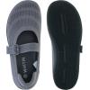 imageWHITIN Womens Barefoot Mary Jane Flats  Wide Toe Box  Zero Drop Sole  Adjustable StrapsW94  Grey
