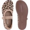 imageWHITIN Womens Barefoot Mary Jane Flats  Wide Toe Box  Zero Drop Sole  Adjustable StrapsW94  Leopard