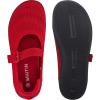imageWHITIN Womens Barefoot Mary Jane Flats  Wide Toe Box  Zero Drop Sole  Adjustable StrapsW94  Red