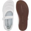 imageWHITIN Womens Barefoot Mary Jane Flats  Wide Toe Box  Zero Drop Sole  Adjustable StrapsW94  White