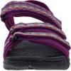 imageWHITIN Womens Hiking Sandals with Arch Support  Adjustable Hook and Loop Straps  Durable Sport Sandals for Outdoor AdventureC51  Darkpurple