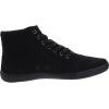 imageWHITIN Womens Wide HighTop Canvas Barefoot Sneakers  Minimalist StreetReady Fit  ComfortForward Ankle SupportW823  All Black