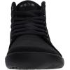 imageWHITIN Womens Wide HighTop Canvas Barefoot Sneakers  Minimalist StreetReady Fit  ComfortForward Ankle SupportW823  All Black