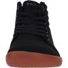 imageWHITIN Womens Wide HighTop Canvas Barefoot Sneakers  Minimalist StreetReady Fit  ComfortForward Ankle SupportW823  Black Gum