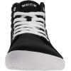 imageWHITIN Womens Wide HighTop Canvas Barefoot Sneakers  Minimalist StreetReady Fit  ComfortForward Ankle SupportW823  Black White