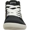 imageWHITIN Womens Wide HighTop Canvas Barefoot Sneakers  Minimalist StreetReady Fit  ComfortForward Ankle SupportW823  Leopard Black