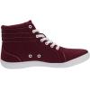 imageWHITIN Womens Wide HighTop Canvas Barefoot Sneakers  Minimalist StreetReady Fit  ComfortForward Ankle SupportW823  Wine Red