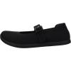 imageWHITIN Womens Wide Toe Box Barefoot Mary Jane Flats  Zero DropW95  All Black