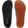 imageWHITIN Womens Wide Toe Box Minimalist Barefoot Shoes  Zero Drop SoleW872  Black Gum