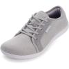 imageWHITIN Mens Wide Minimalist Barefoot Sneakers  Zero Drop Sole  Optimal RelaxationLight Grey
