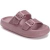 imageWHITIN Slides for Women Men Double Buckle Adjustable Thick Sole Pillow Slippers Bathroom SandalsBlush