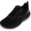 imageWHITIN Wide Toe Box Sneakers for Men amp Women  Walking amp Running Shoes for Wide FeetBlack