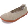 imageWHITIN Womens Barefoot Ballet Flats  Wide Toe Box  Zero Drop SoleBeige