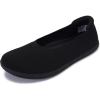 imageWHITIN Womens Barefoot Ballet Flats  Wide Toe Box  Zero Drop SoleBlack