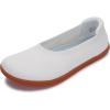 imageWHITIN Womens Barefoot Ballet Flats  Wide Toe Box  Zero Drop SoleWhite Gum