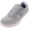 imageWHITIN Womens Wide Causal Shoes  Ultralight Fashion Sneakers  Zero DropGrey