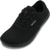imageWHITIN Womens Wide Toe Box Minimalist Barefoot Shoes  Zero Drop SoleW872  Black