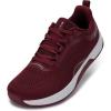 imageWHITIN Womens Wide Toe Box Road Running Shoe  Zero DropWine Red
