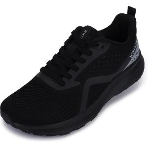 imageWHITIN Wide Toe Box Sneakers for Men amp Women  Walking amp Running Shoes for Wide FeetBlack