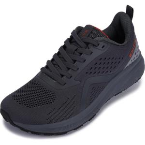 imageWHITIN Wide Toe Box Sneakers for Men amp Women  Walking amp Running Shoes for Wide FeetDark Grey