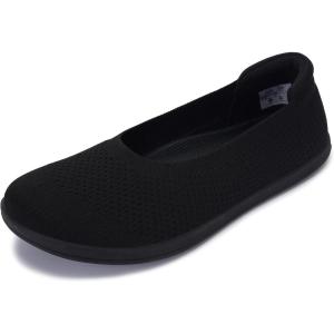 imageWHITIN Womens Barefoot Ballet Flats  Wide Toe Box  Zero Drop SoleBlack