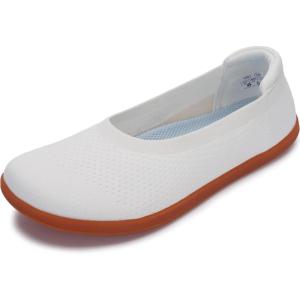 imageWHITIN Womens Barefoot Ballet Flats  Wide Toe Box  Zero Drop SoleWhite Gum