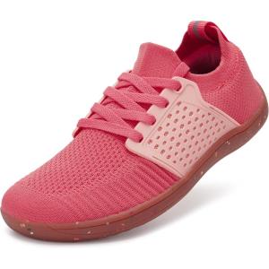imageWHITIN Womens Wide Minimalist Barefoot Shoes  Zero Drop SoleW85  Rose Pink