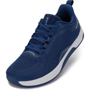 imageWHITIN Womens Wide Toe Box Road Running Shoe  Zero DropBlue