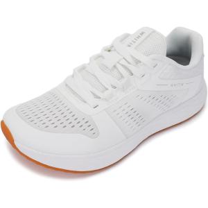 imageWHITIN Womens Wide Toe Box Running Shoes  Zero Drop Sole with Durable Protective UpperWhite