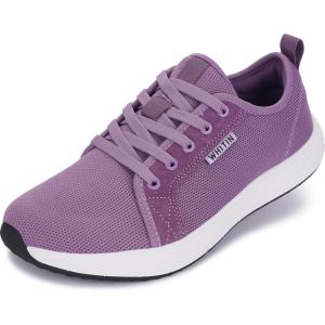 imageWHITIN Womens Wide Toe Box Walking Shoes  Wide Width Fashion Tennis Sneakers  Zero Drop amp Rubber OutsoleS87  Purple