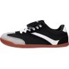 imageWHITIN Wide Toe Box Barefoot Shoes for Women  Fashion Tennis Sneakers  Trendy FoldOver TongueBlack