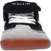 imageWHITIN Wide Toe Box Barefoot Shoes for Women  Fashion Tennis Sneakers  Trendy FoldOver TongueBlack