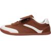 imageWHITIN Wide Toe Box Barefoot Shoes for Women  Fashion Tennis Sneakers  Trendy FoldOver TongueBrown