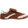 imageWHITIN Wide Toe Box Barefoot Shoes for Women  Fashion Tennis Sneakers  Trendy FoldOver TongueBrown